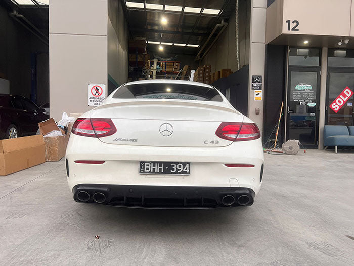 Mercedes C Class C205 Coupe AMG diffuser kit for C200 C250 C300 C43AMG C63s Coupe