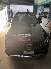 GLC GT Panamericana Grill with Camera Mount - CHROME SILVER + GLC SUV or Coupe 2016-2018 GLC200/300/43AMG