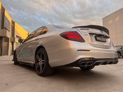 Mercedes E63s Diffuser Kit W213 2016-2019 with black tips for E200 E250 E300 E400 with AMG pack