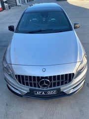 A-Class Prefacelift GT Panamericana Grill CHROME SILVER + A-Class W176 2013-2015 A200/A250/A45AMG