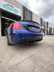 C-Class W205 Sports Spoiler + C-Class W205 Sedan 2014-2021 C200/C250/C300/C43/C63s