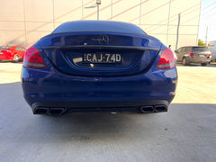 C- Class Shark Fin AMG Spoiler + C-Class W205 Sedan 2014-2021 C200/C250/C300/C43/C63s 2014-2021