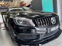 Mercedes A W176 13-15 BLACK GTR STYLE FRONT GRILL FOR BENZ A CLASS W176 16-18
