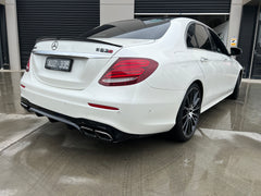 Mercedes E63s Diffuser Kit W213 2016-2019 with black tips for E200 E250 E300 E400 with AMG pack