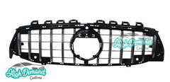 CLA W118 2019+ SILVER GTR STYLE FRONT GRILLE FOR BENZ CLA CLASS W118 19-ON