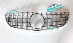 E W207 GT 14-16SILVER GTR STYLE FRONT GRILLE FOR BENZ E CLASS W207 14-16