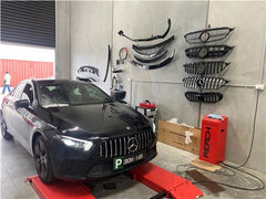 Mercedes A-Class W177 GT SILVER GTR STYLE FRONT GRILLE FOR 2019+ A-CLASS W177