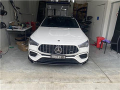 Mercedes CLA W118 Front Lip- Brabus Style Gloss Black Front Lip for CLA 2019+ W118