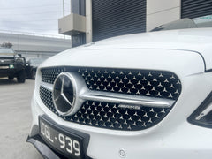 C-Class W205 StarSky Diamond Star Grill + C-Class W205 Sedan, Coupe, Estate, Convertable  2014-2018 C200/C250/C300/C43AMG 2014-2018