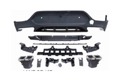 GLC63S Diffuser + Exhaust Tips(AMG) + GLC Coupe(With AMG Sport Pack) 2016-2019 GLC200/GLC250/GLC300/GLC43AMG