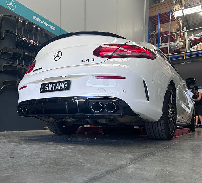 Mercedes C Class C205 Coupe AMG diffuser kit for C200 C250 C300 C43AMG