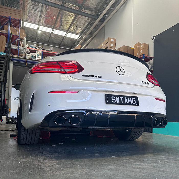 Mercedes C Class C205 Coupe AMG diffuser kit for C200 C250 C300 C43AMG