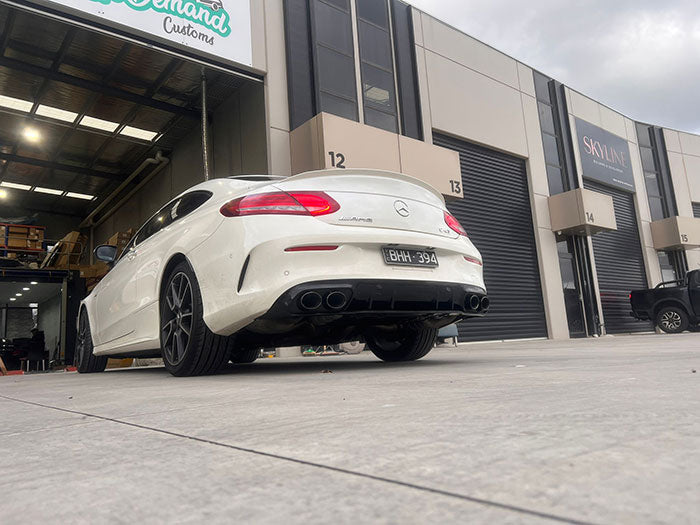 Mercedes C Class C205 Coupe AMG diffuser kit for C200 C250 C300 C43AMG