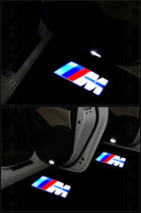 M Series BMW Courtesy LED Door Light "M" Logo Projector - 1 Set (2pc) For 3 Series, 5 Series, 6 Series, 7 Series, Z Series, GT, M Series
