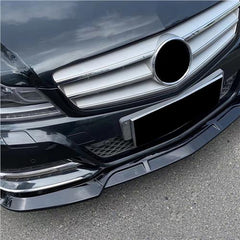 Mercedes C-Class Brabus Style Front Lip Splitter for W204 2008-14