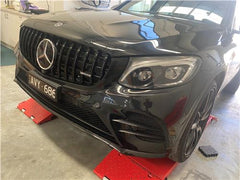 Mercedes GLC X253 GT 2019-21 BLACK GTR STYLE FRONT GRILLE FOR BENZ GLC CLASS X253 19-20